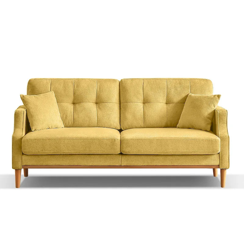 3-Seater Sofa with USB Charge Port, Waterproof Fabric and Foam Fill for Living Room