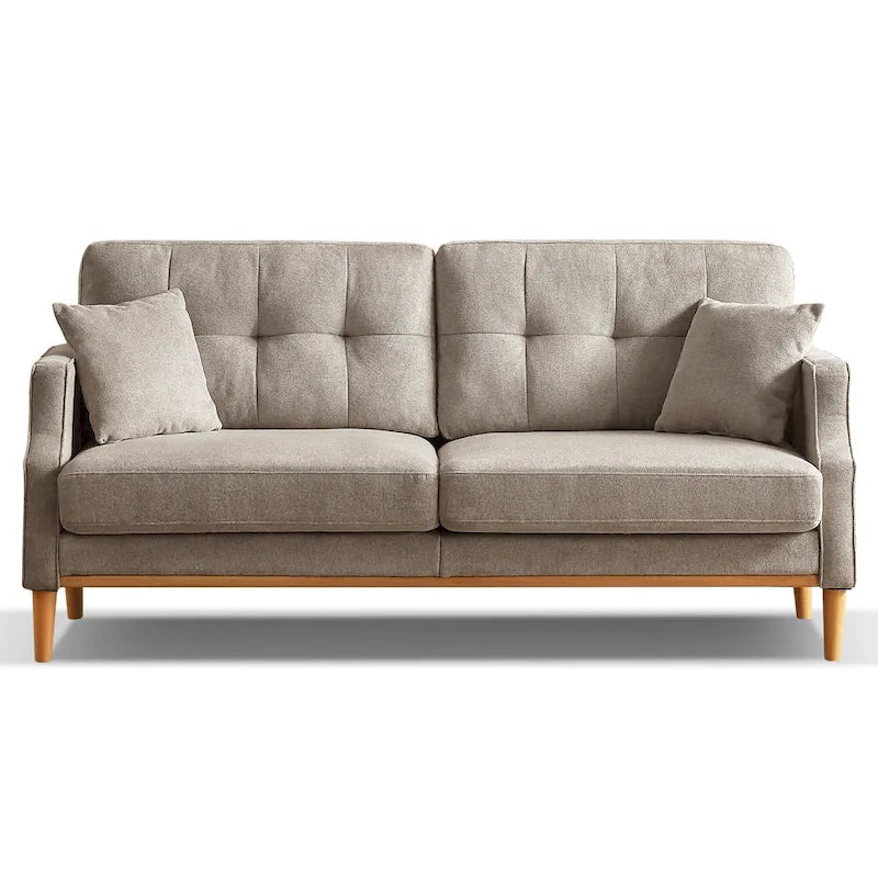 3-Seater Sofa with USB Charge Port, Waterproof Fabric and Foam Fill for Living Room