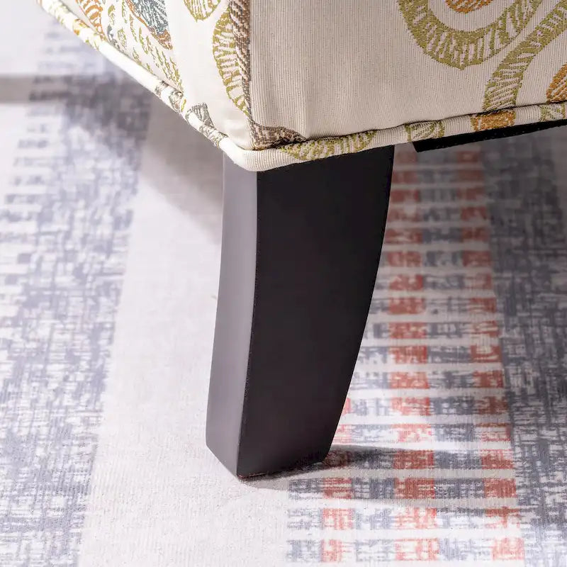 Modern Fabric Accent Chair for Living Room, Ergonomic Design with Birch Legs