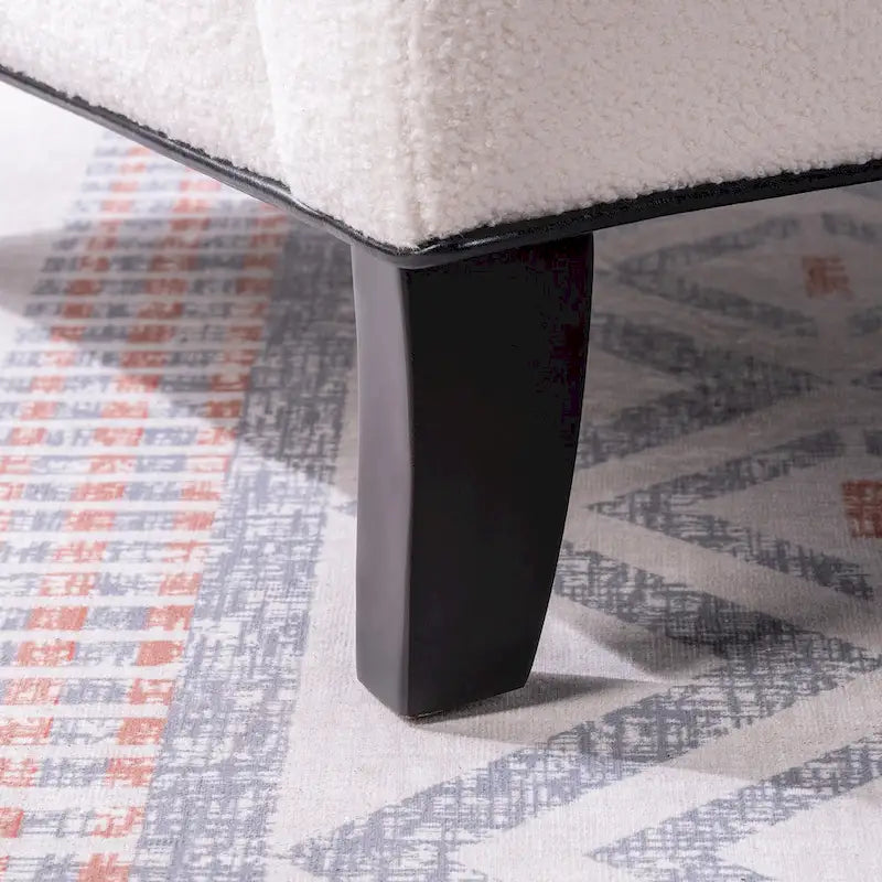 Modern Fabric Accent Chair for Living Room, Ergonomic Design with Birch Legs