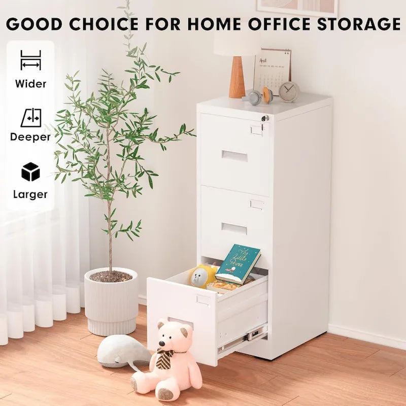 3 Drawer Metal Locking File Cabinet for Home Office