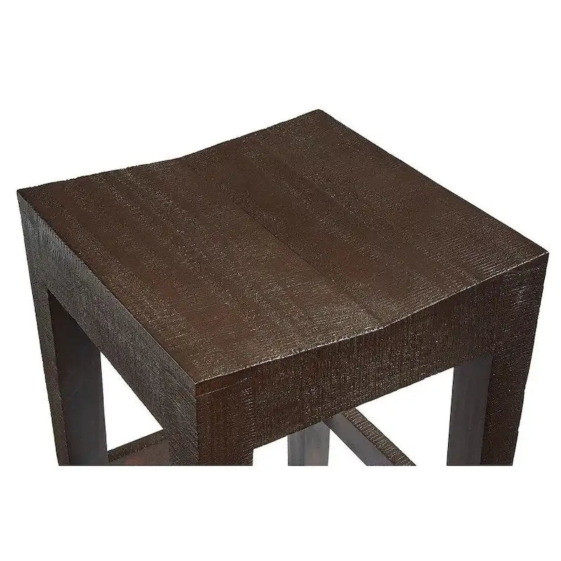 Solid Pine Wood Counter Stool, Set of 2, Counter Height Kitchen and Dining Stool